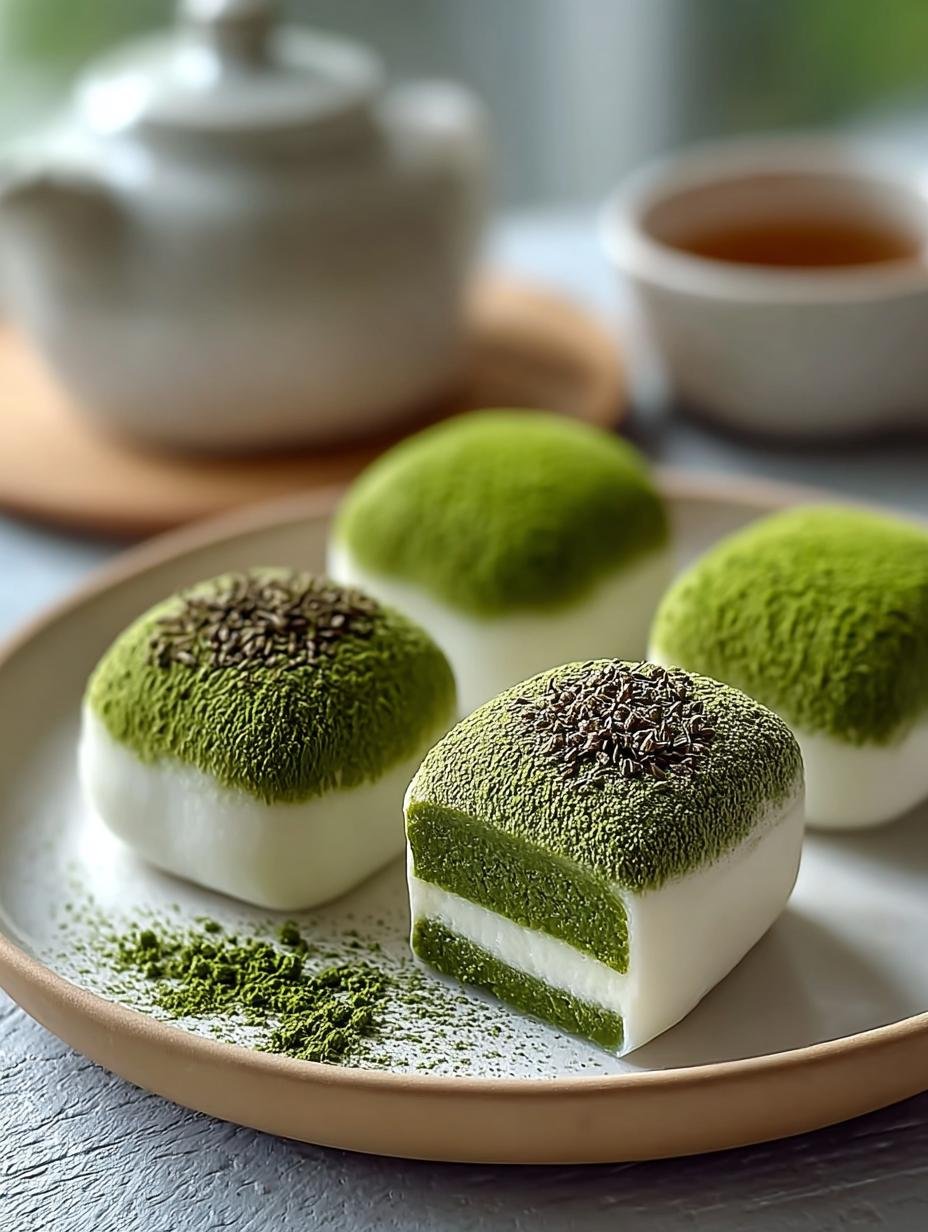Matcha Cheesecake Daifuku: 5 Irresistible Ways to Indulge - Matcha Cheesecake Daifuku - additional detail
