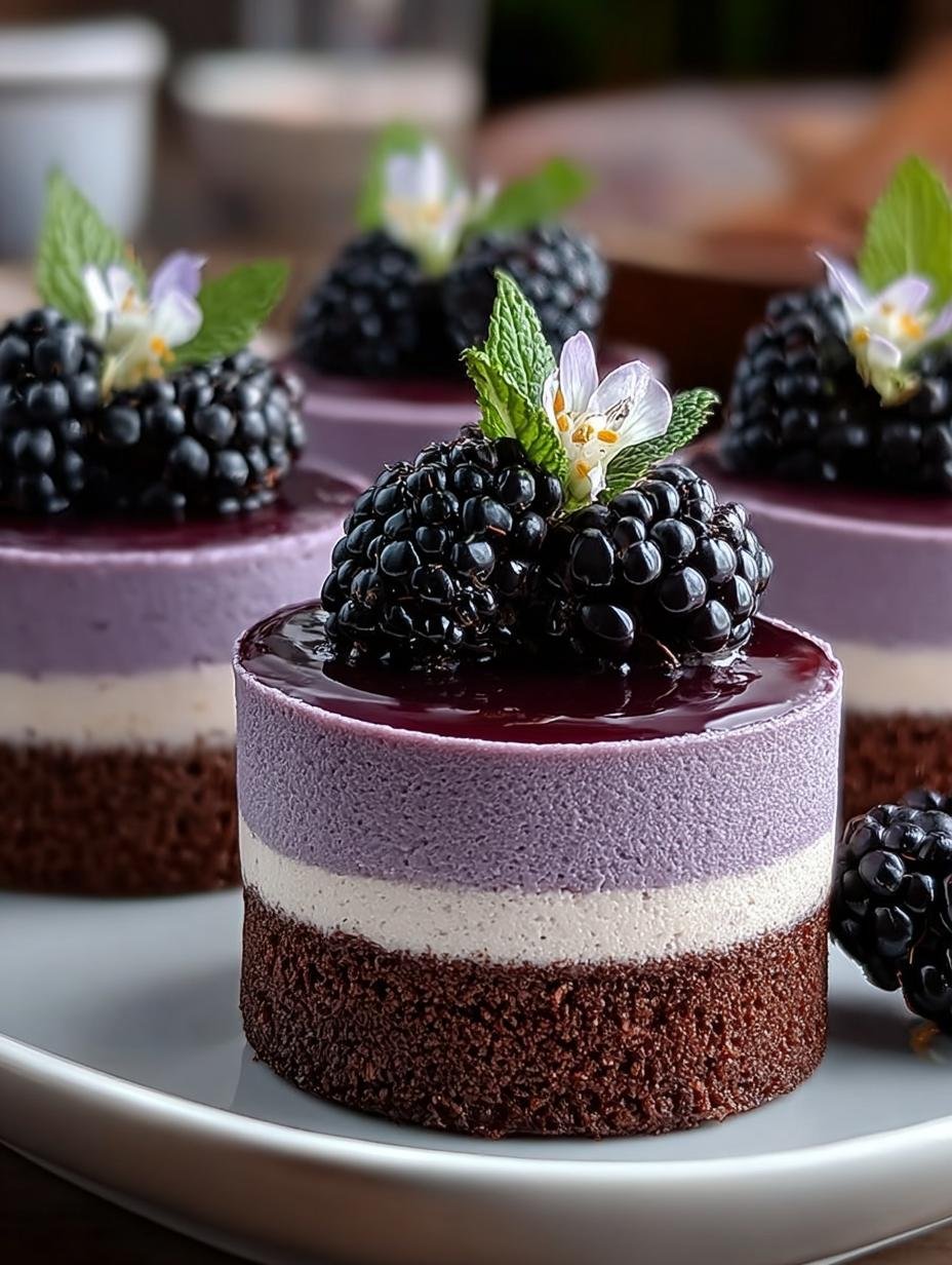 Mini Blackberry Mousse Cakes: 5 Steps to Delightful Bliss - Mini Blackberry Mousse Cakes - main visual representation