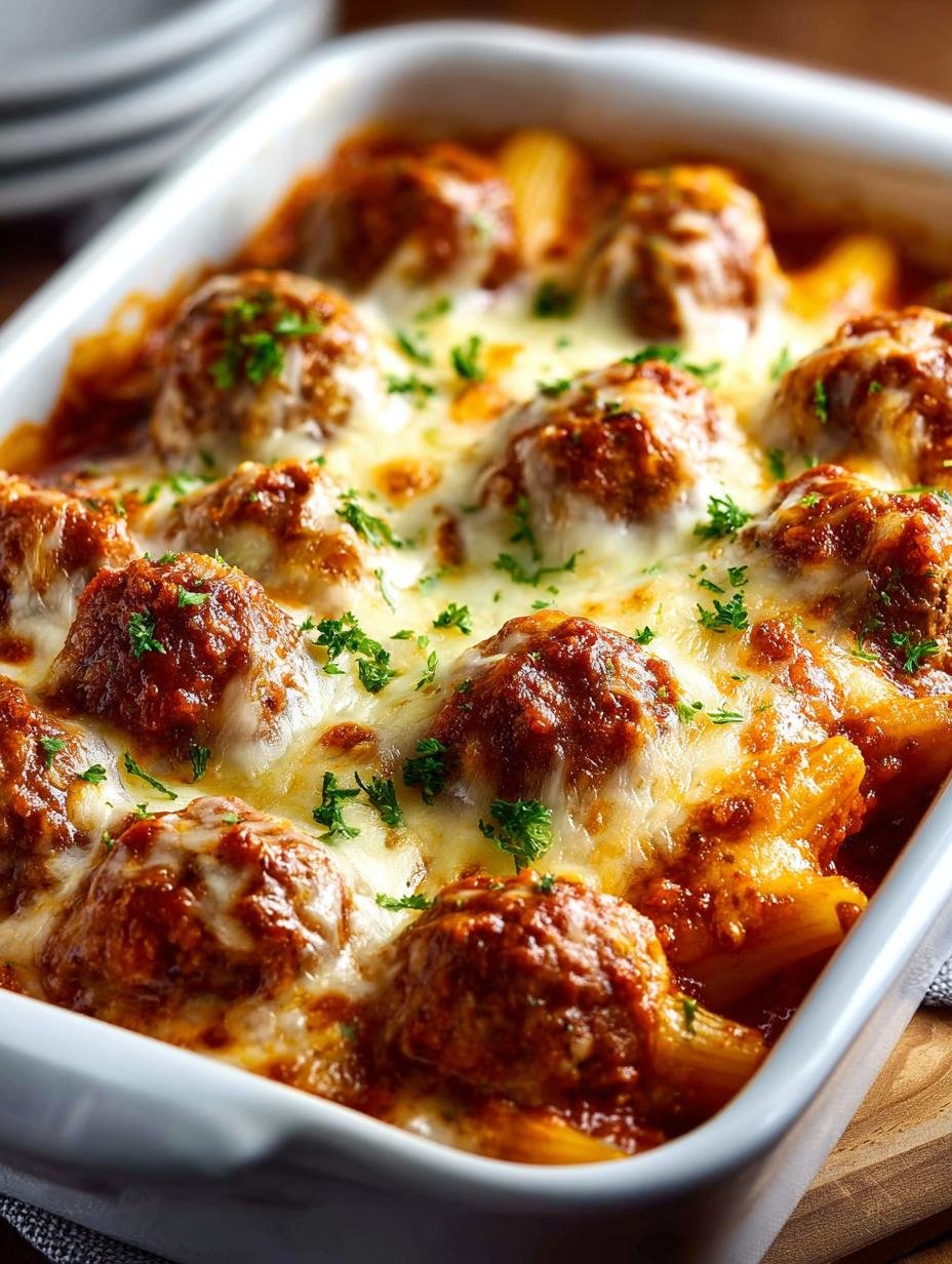 One Pan Meatball Casserole: 7 Comforting Flavors - One Pan Meatball Casserole - additional detail