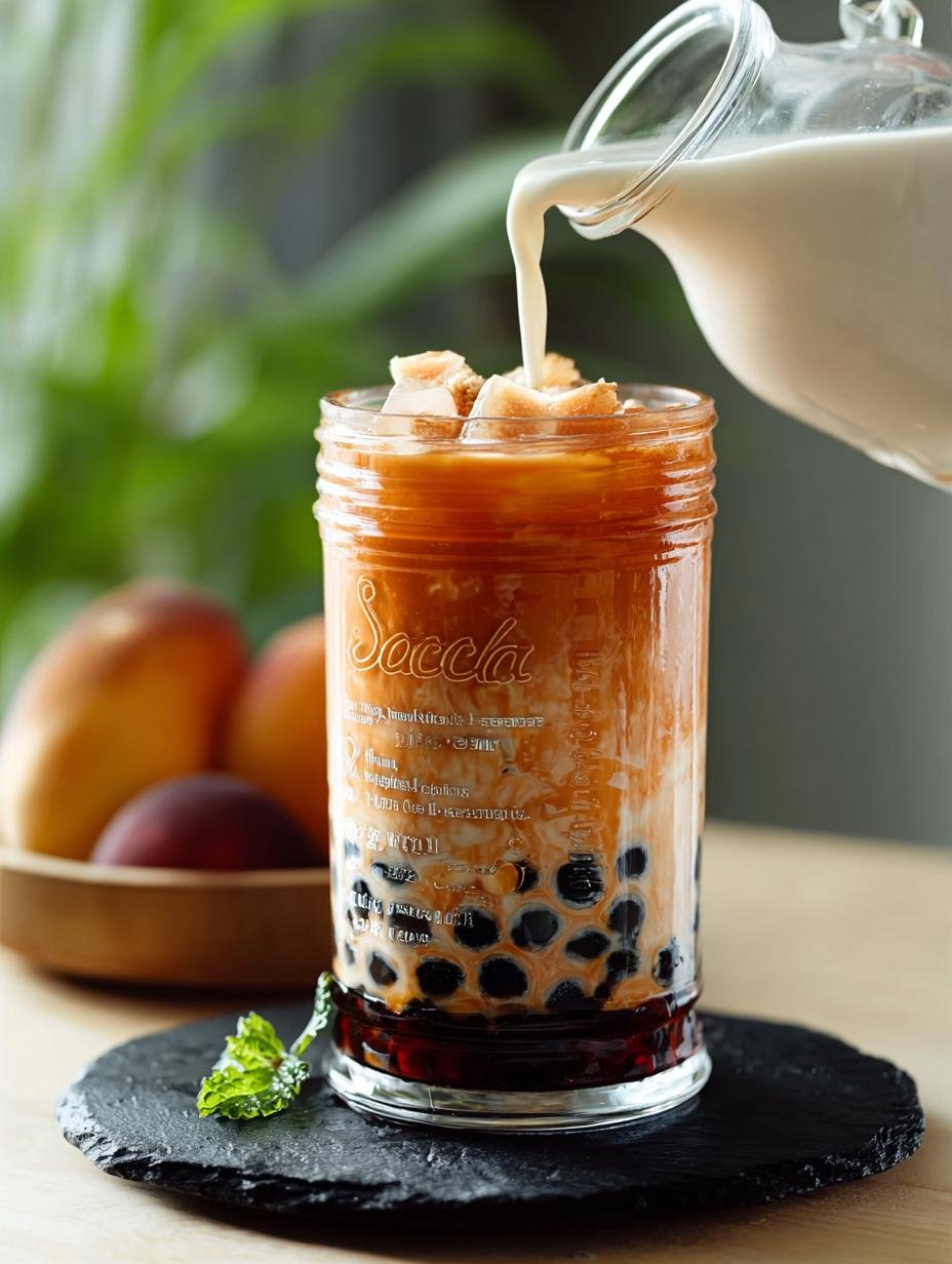 Peach Bubble Tea: 7 Irresistible Recipes to Savor - Peach Bubble Tea - additional detail
