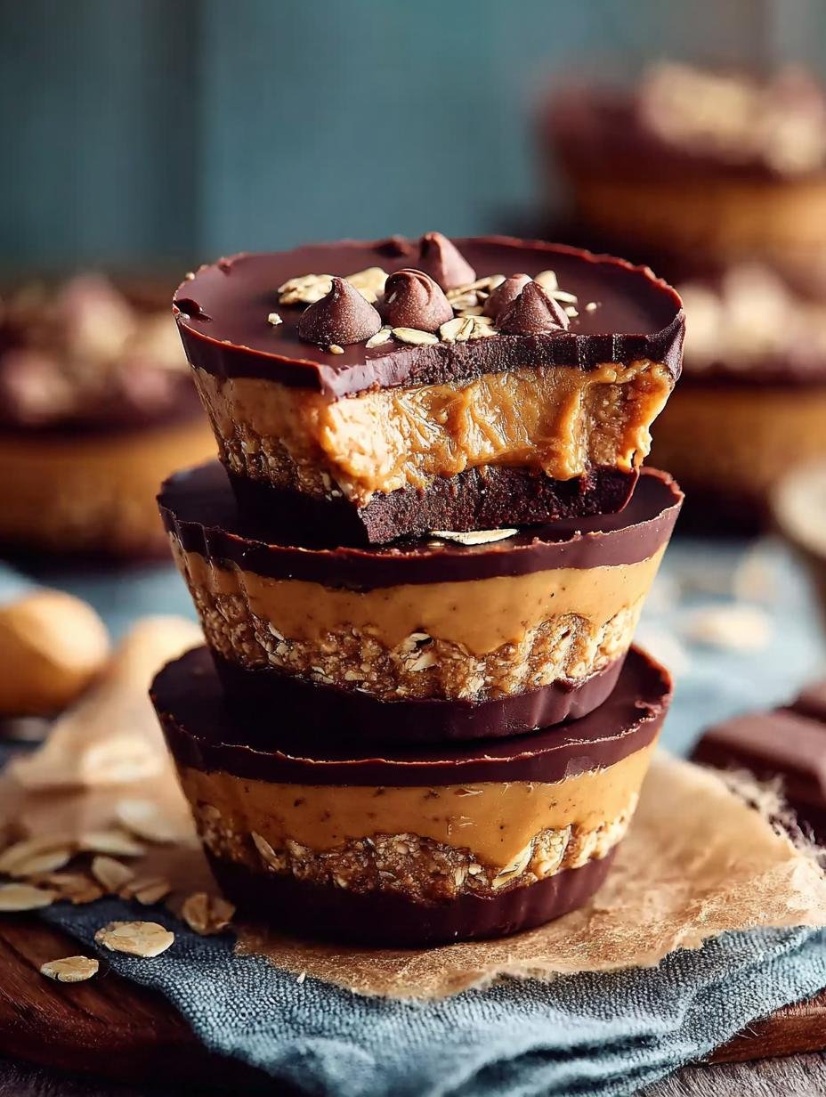 Peanut Butter Oat Cups: 5 Irresistible Healthy Treats - Peanut Butter Oat Cups - additional detail