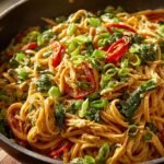 Peanut Noodles with Shredded