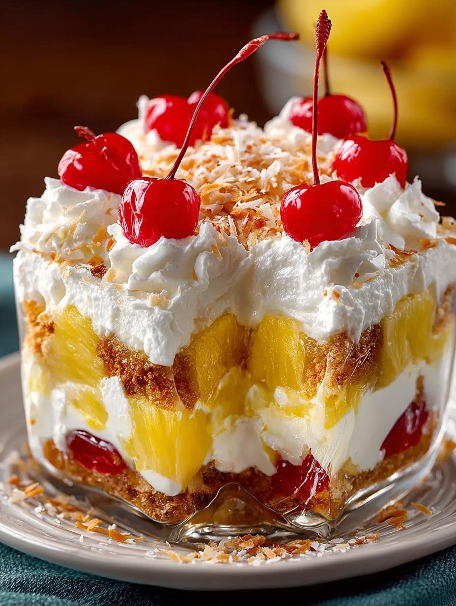 Pina Colada Cake Trifle: 7 Layers of Pure Joy - Pina Colada Cake Trifle - main visual representation