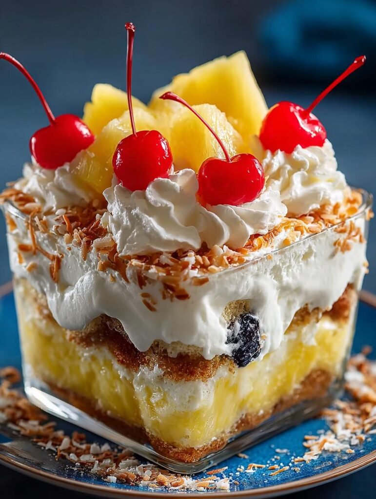 Pina Colada Cake Trifle