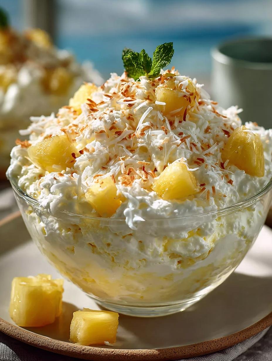 Pina Colada Fluff Tropical: 7 Irresistible Layers - Pina Colada Fluff Tropical - main visual representation