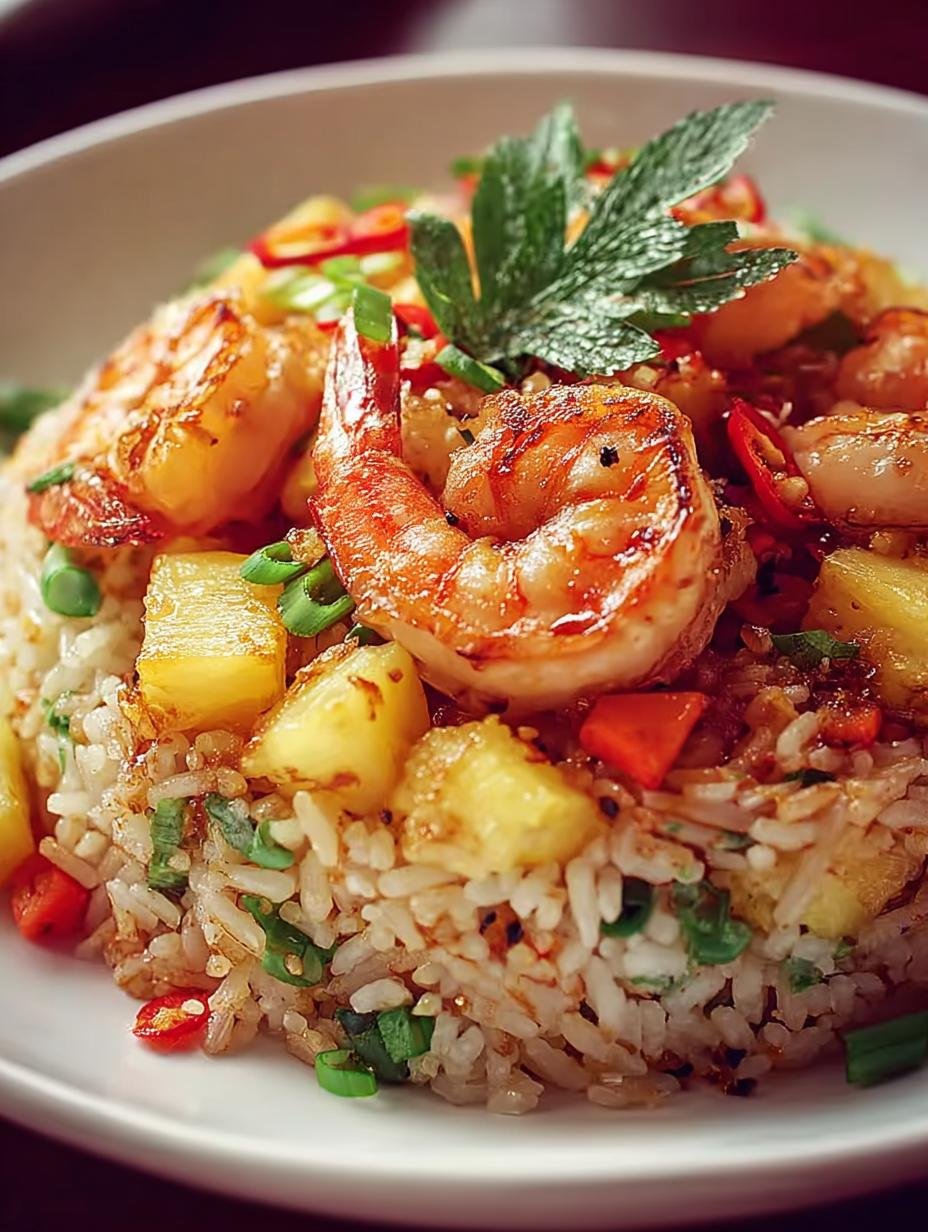 Pineapple Rice with Shrimp