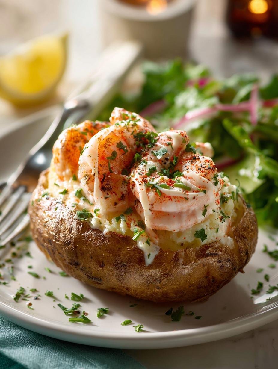 Prawn Baked Potato
