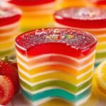 Rainbow Layered Jello