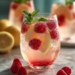 Raspberry Lemonade Sangria Cocktail