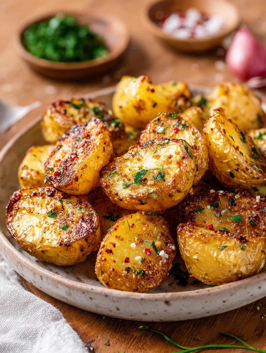 Roasted Garlic Parmesan Potatoes: 7 Irresistible Tips - Roasted Garlic Parmesan Potatoes - main visual representation
