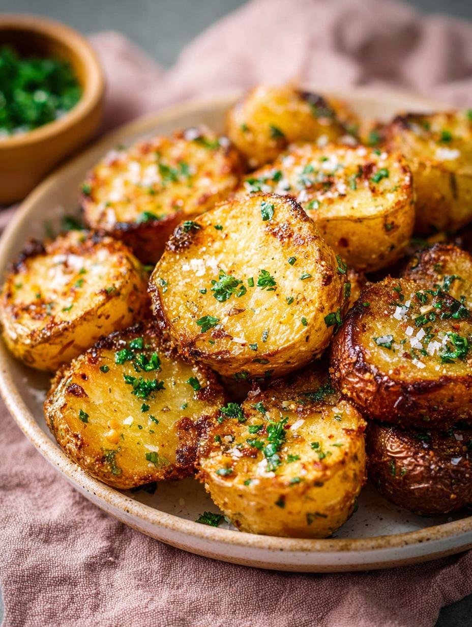 Roasted Garlic Parmesan Potatoes
