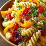 Roasted Pepper Pasta Salad