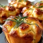 Rosemary Garlic Focaccia Muffins