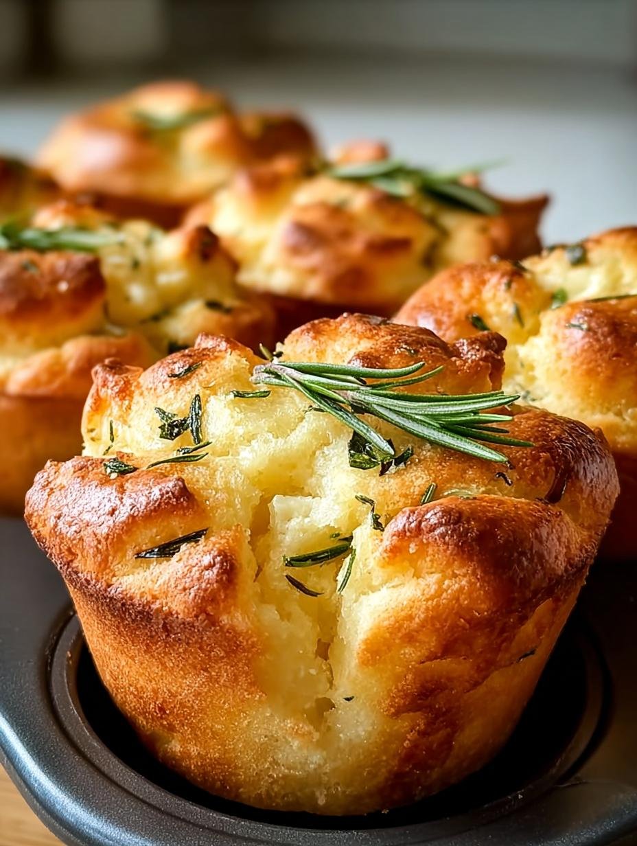 Rosemary Garlic Focaccia Muffins: 7 Ways to Savor - Rosemary Garlic Focaccia Muffins - additional detail