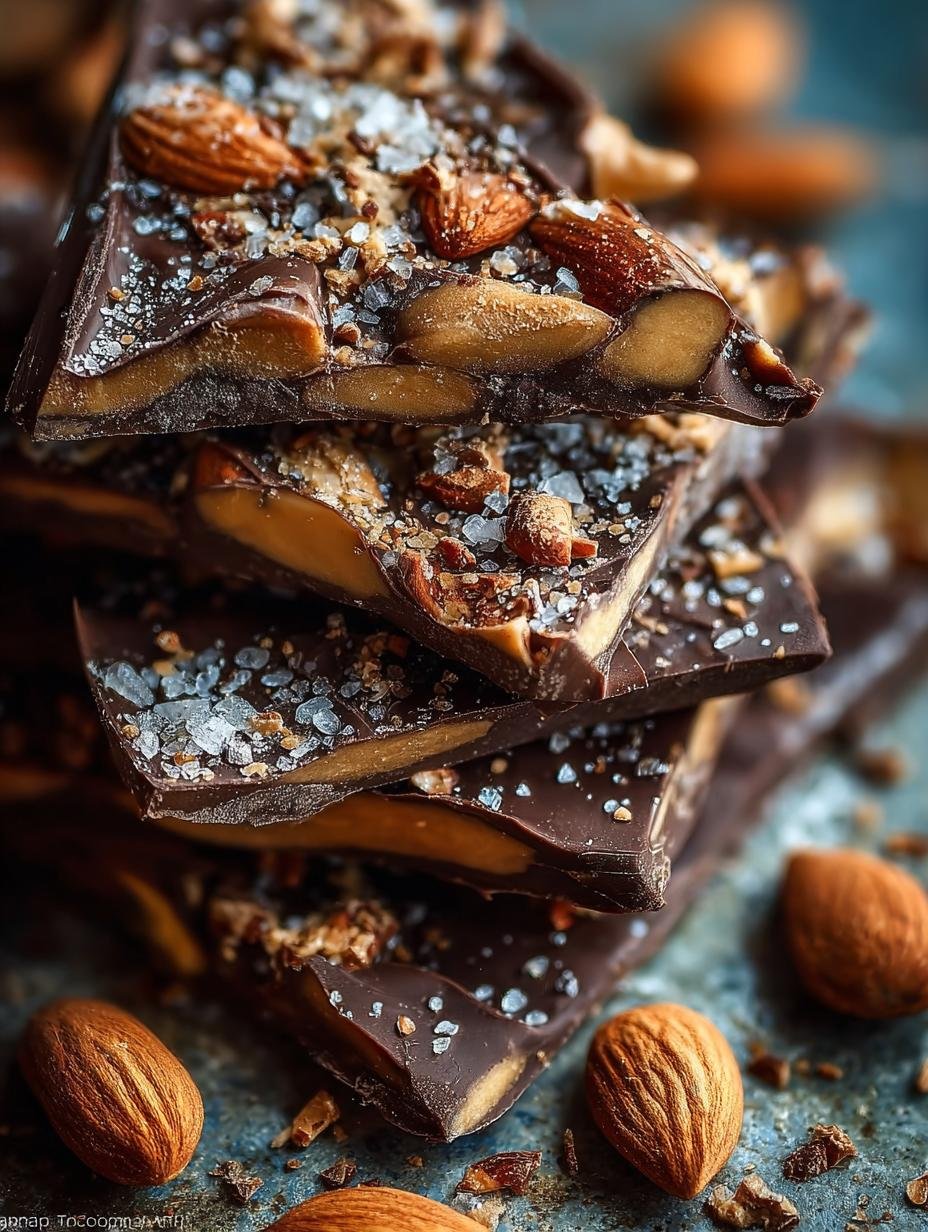 Salted Dark Chocolate Almond Bliss in 5 Simple Steps - Salted Dark Chocolate Almond - main visual representation