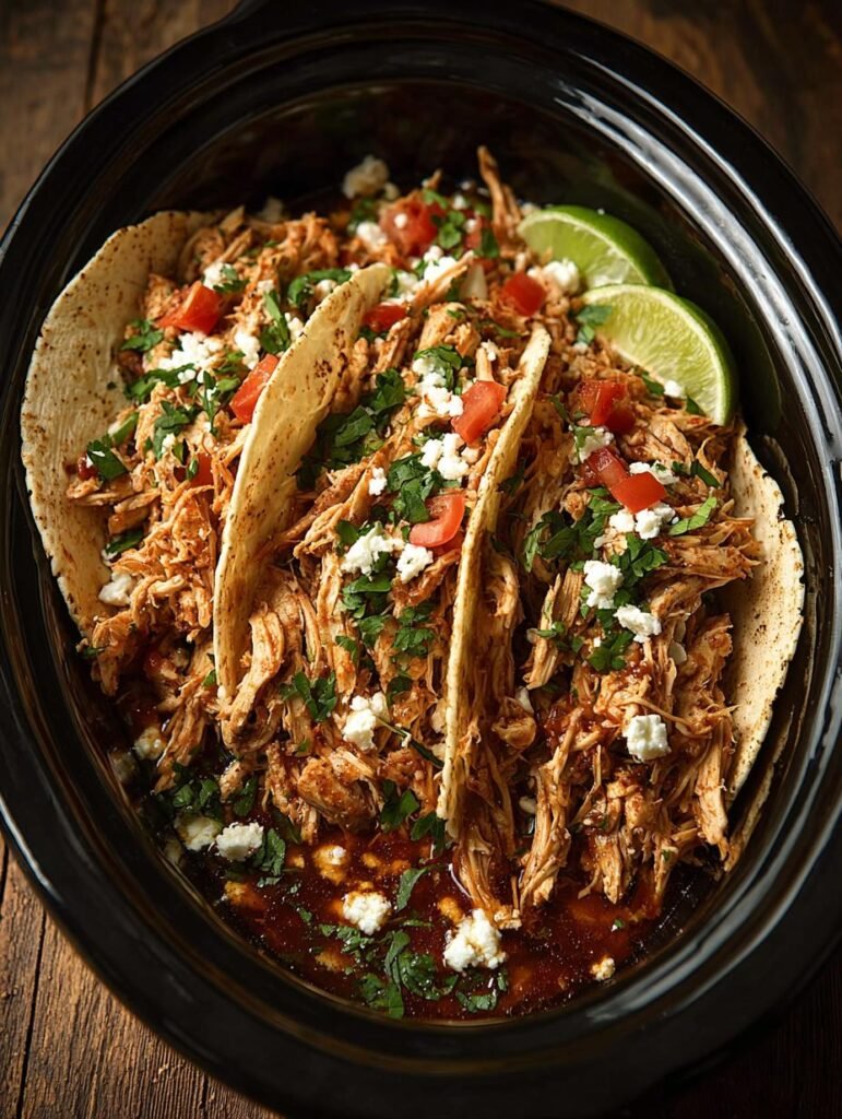 Slow Cooker Chicken Tacos