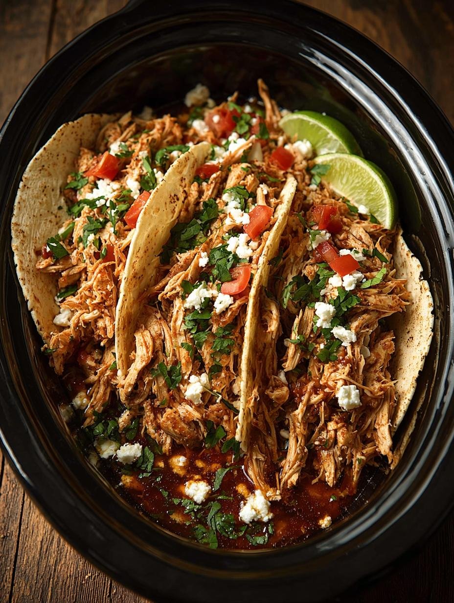 Slow Cooker Chicken Tacos