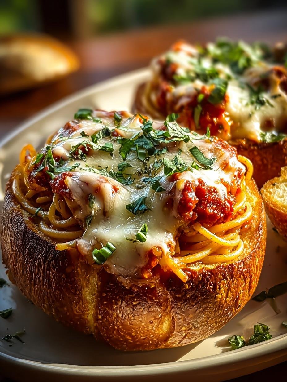 Spaghetti Garlic Bread Bowls: 5 Irresistible Ways - Spaghetti Garlic Bread Bowls - main visual representation