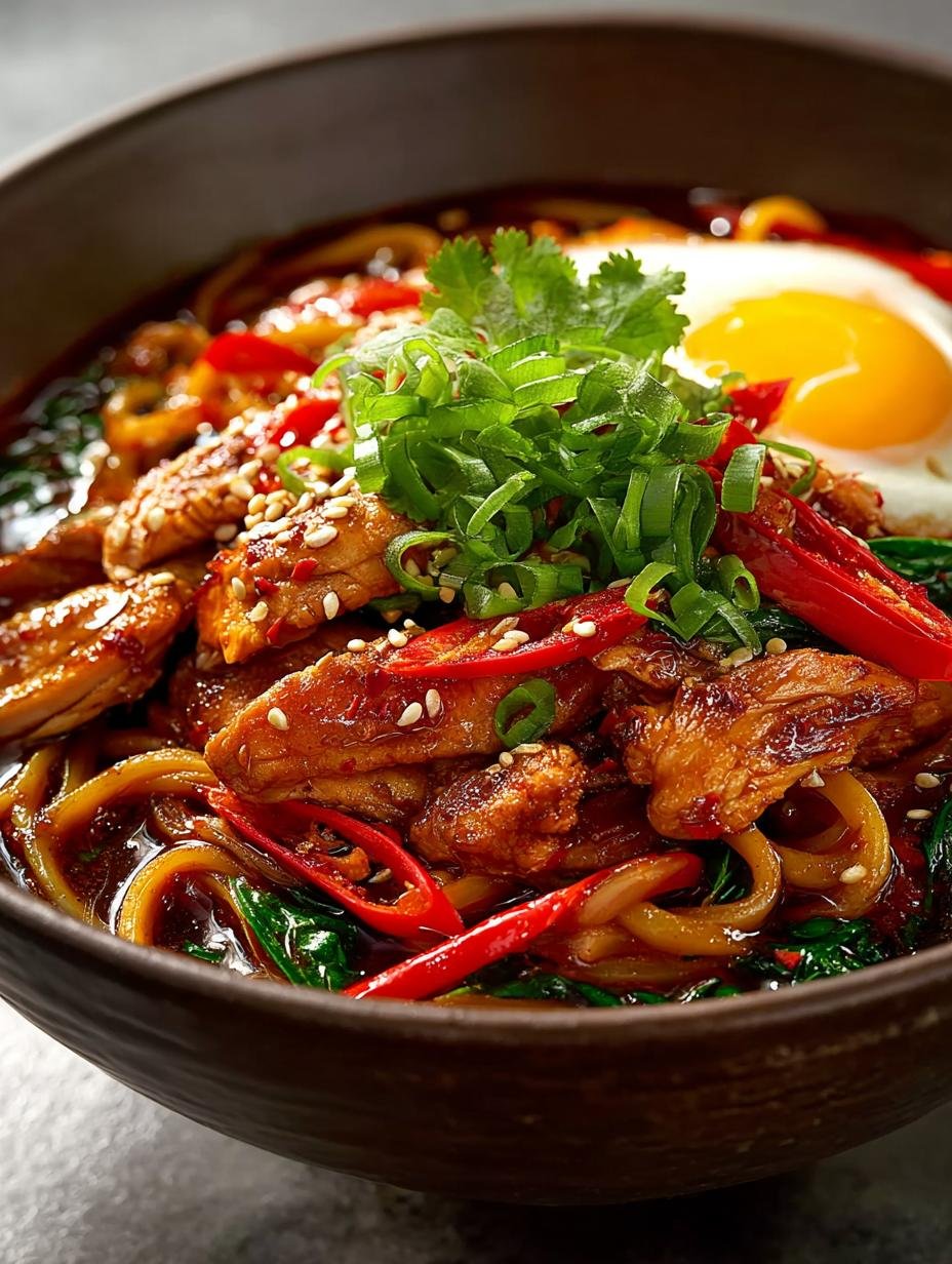 Spicy Korean Chicken Noodle: 5 Bold Flavors to Savor - Spicy Korean Chicken Noodle - main visual representation
