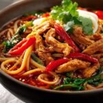 Spicy Korean Chicken Noodle