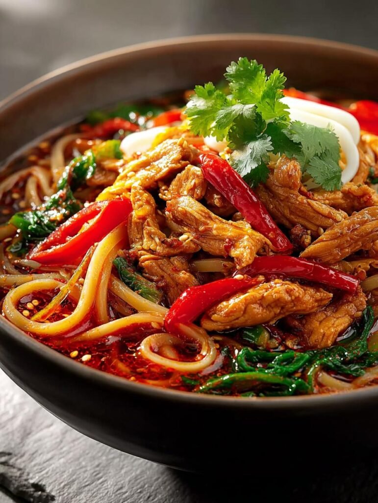 Spicy Korean Chicken Noodle