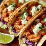 Spicy Shrimp Tacos with