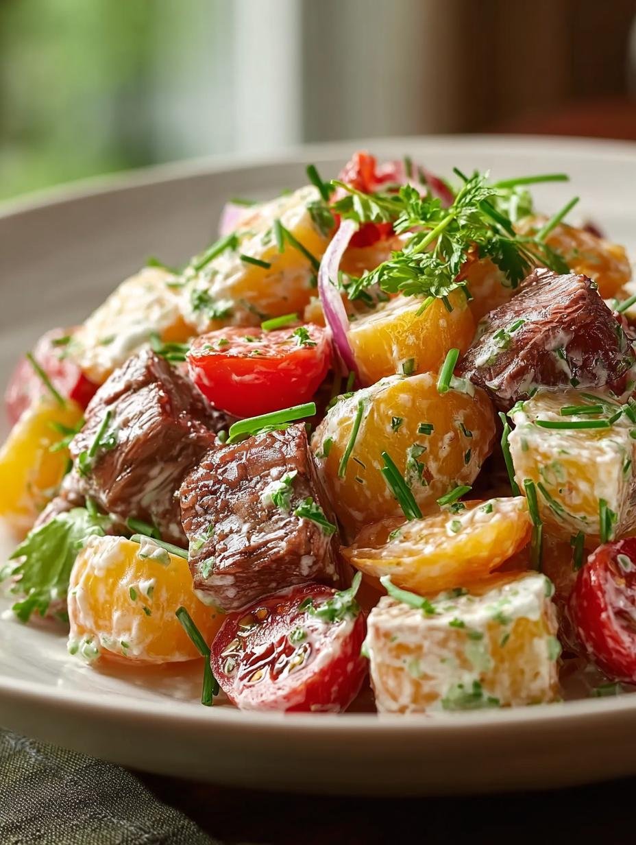 Steakhouse Potato Salad: 5 Rich Flavors to Savor - Steakhouse Potato Salad - additional detail