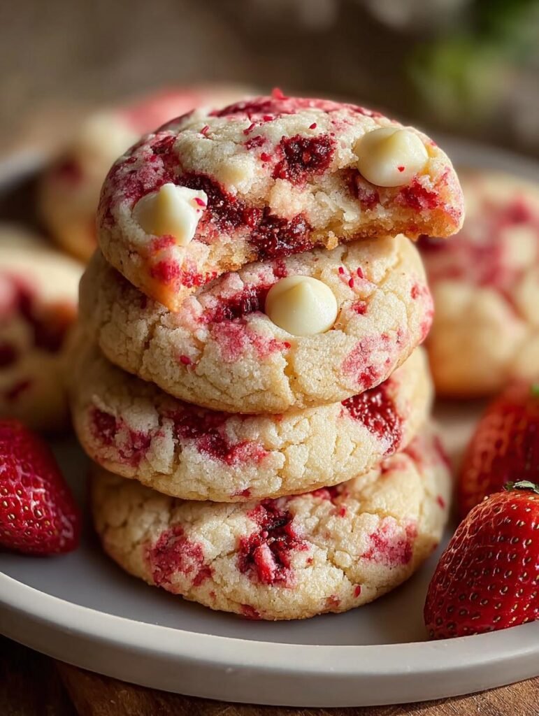 Strawberry Cheesecake Cookies Non