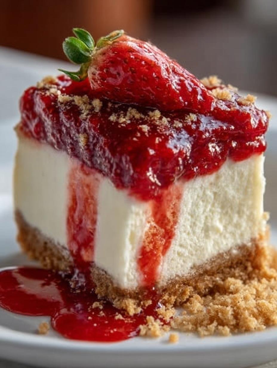 Strawberry Crunch Cheesecake: 5 Delicious Secrets - Strawberry Crunch Cheesecake - additional detail