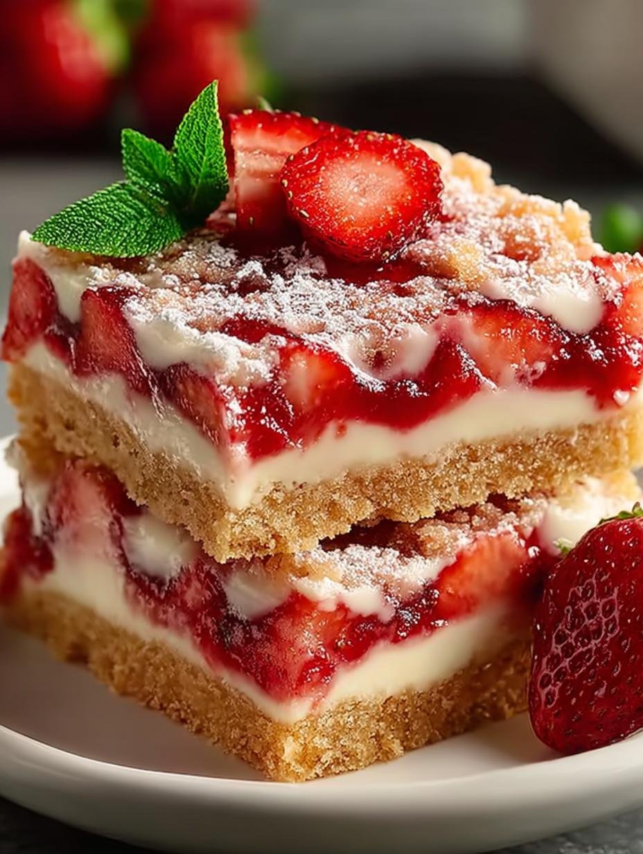 Strawberry Shortcake Bars: 7 Steps to Blissful Delight - Strawberry Shortcake Bars - additional detail