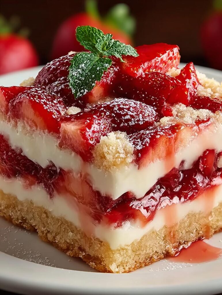Strawberry Shortcake Bars