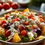 Tasty Greek Salad Nachos