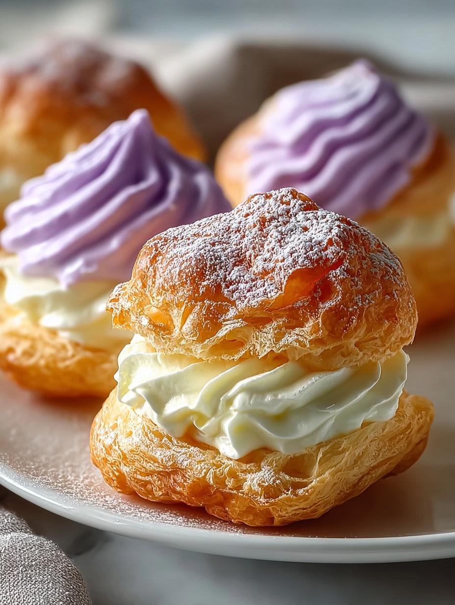 Ube Cream Puffs: 5 Irresistible Treats to Love - Ube Cream Puffs - main visual representation