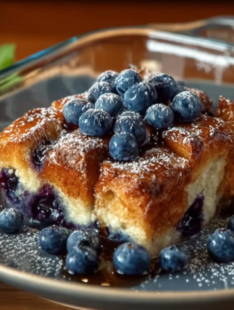 Blueberry French Toast Casserole