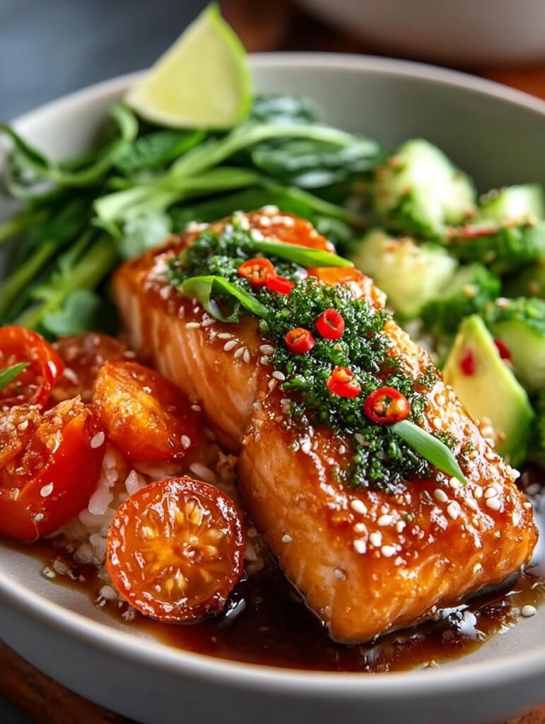 Crispy Bang Bang Salmon