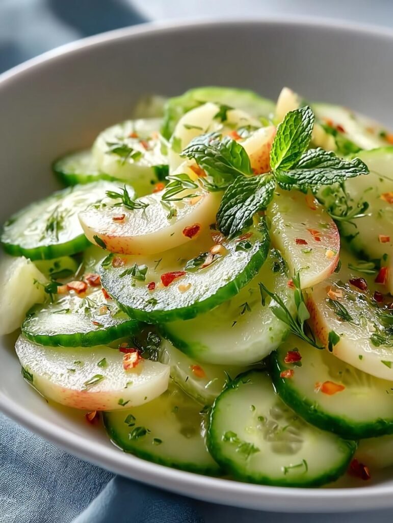 Crunchy Cucumber Apple Salad