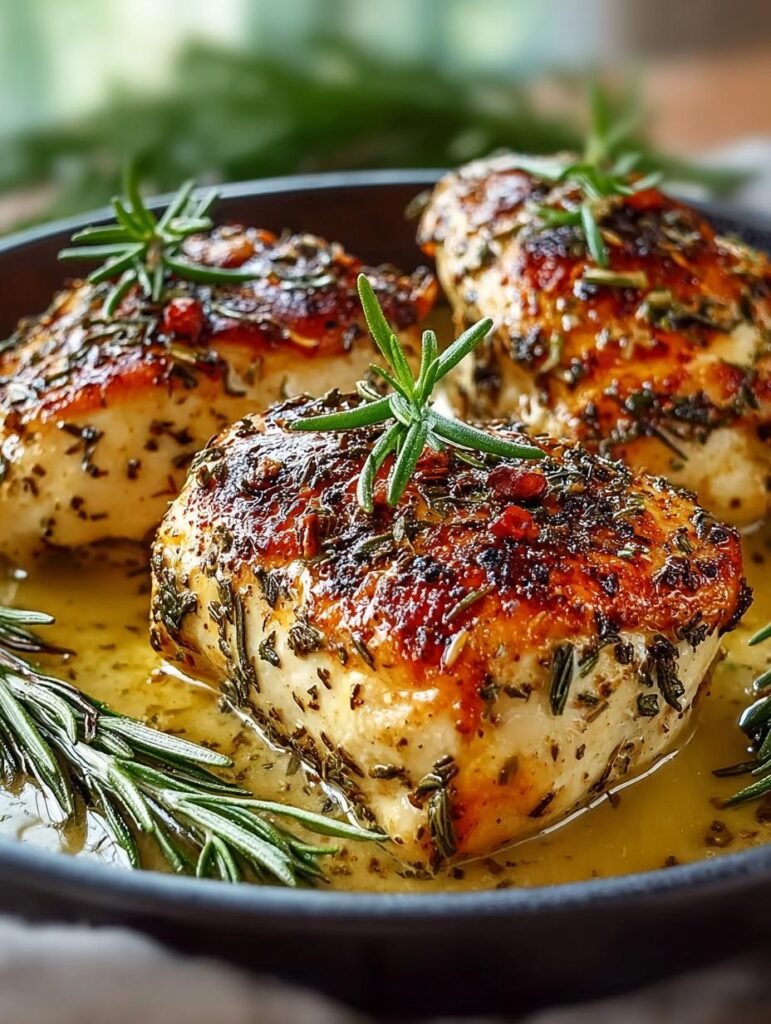 Healthy Rosemary Chicken Dijon