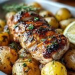 Lemon Balsamic Chicken Potatoes