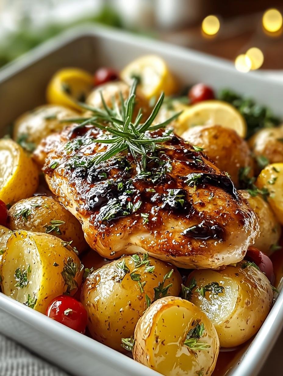 Lemon Balsamic Chicken Potatoes: 5-Star Flavor Awaits - Lemon Balsamic Chicken Potatoes - additional detail