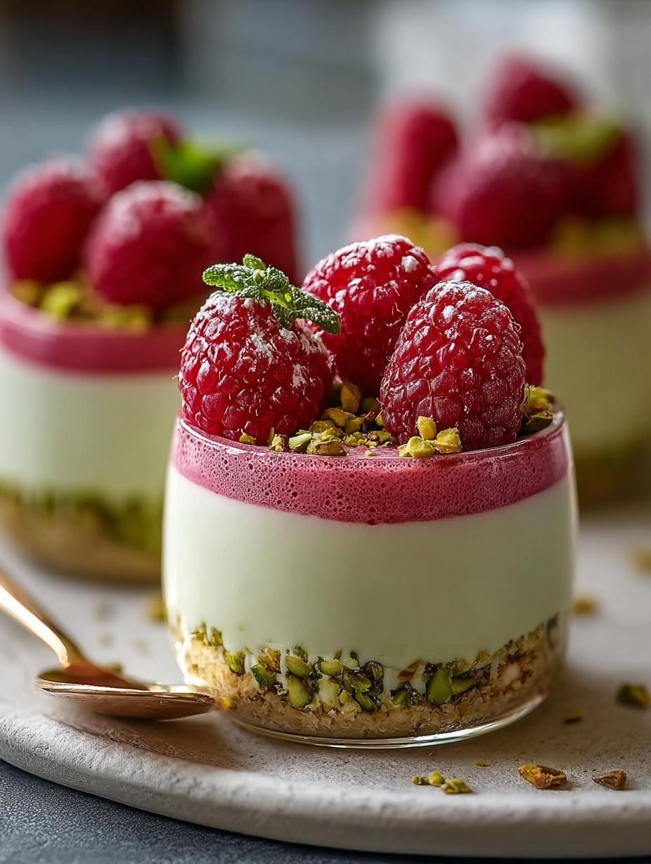 Mini Raspberry Pistachio Mousse: 5 Reasons to Indulge - Mini Raspberry Pistachio Mousse - additional detail