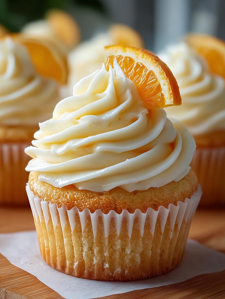 Orange Cream Cupcakes: 7 Sweet Reasons to Indulge - Orange Cream Cupcakes - additional detail