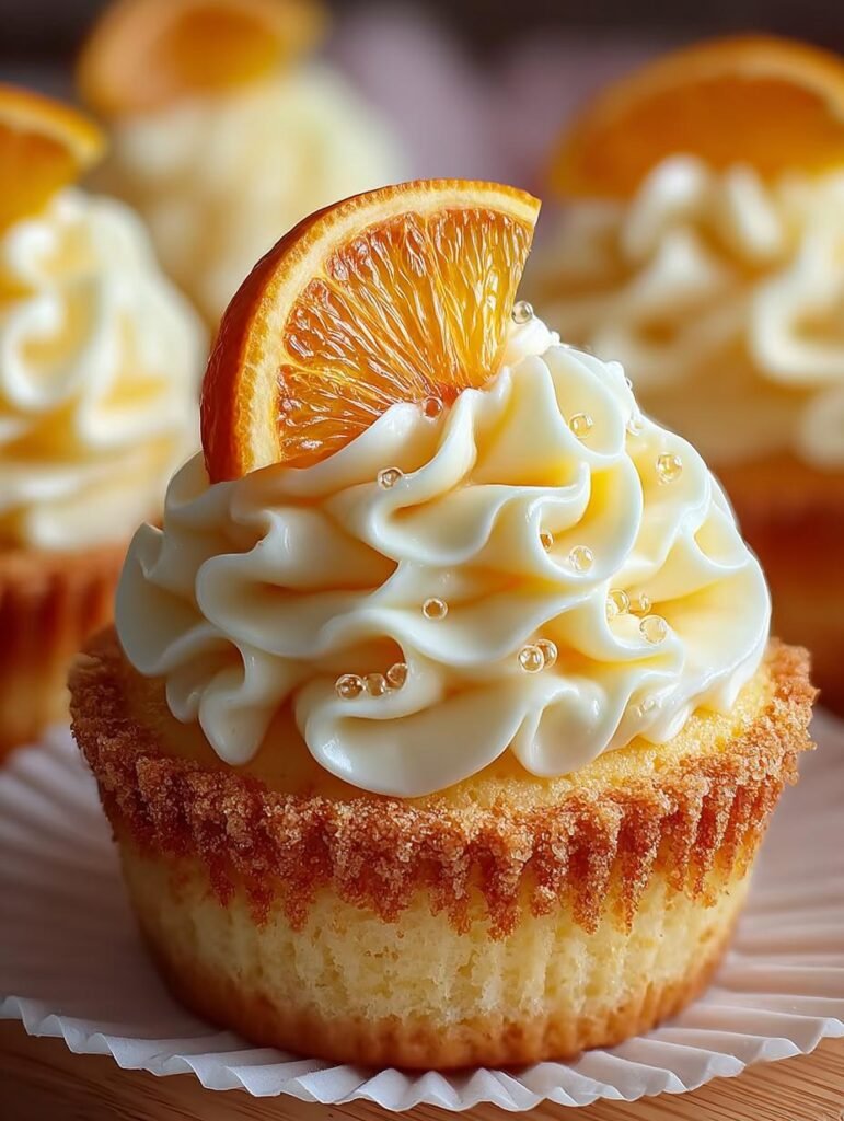 Orange Cream Cupcakes