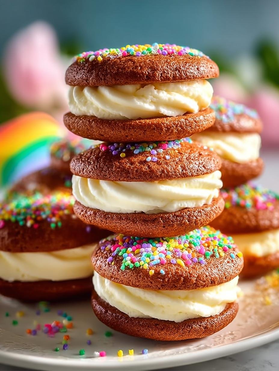 Rainbow Whoopie Pies