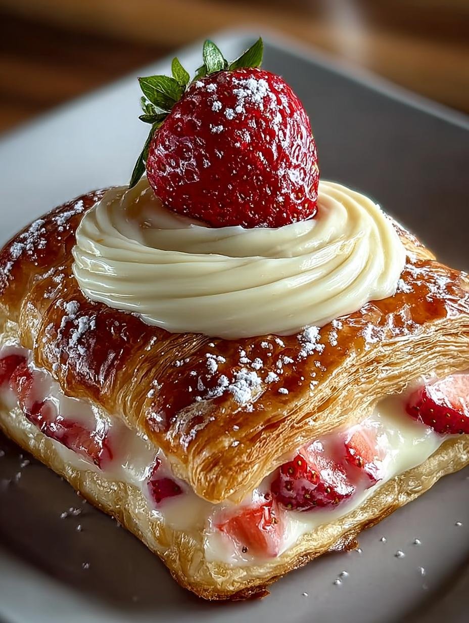 Strawberry Cream Cheese Danish