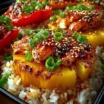 Teriyaki Pineapple Chicken Rice