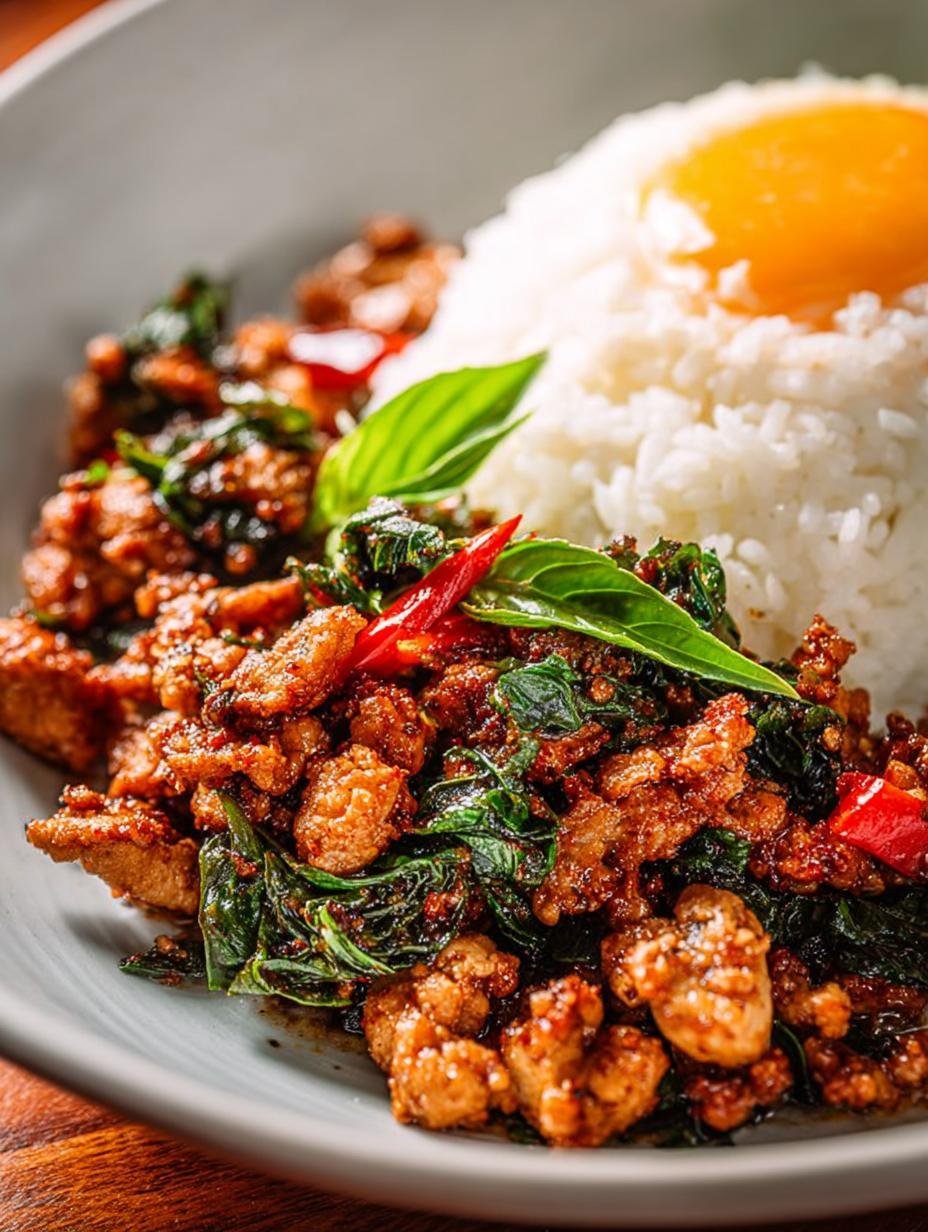 Thai Basil Chicken Pad