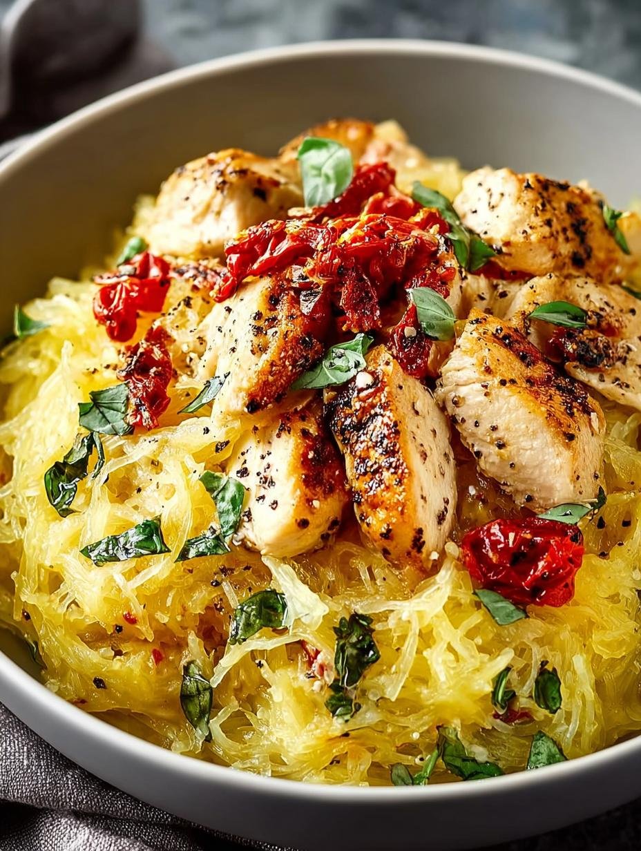 Tuscan Chicken Spaghetti Squash: 7 Irresistible Recipes - Tuscan Chicken Spaghetti Squash - main visual representation