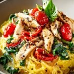 Tuscan Chicken Spaghetti Squash