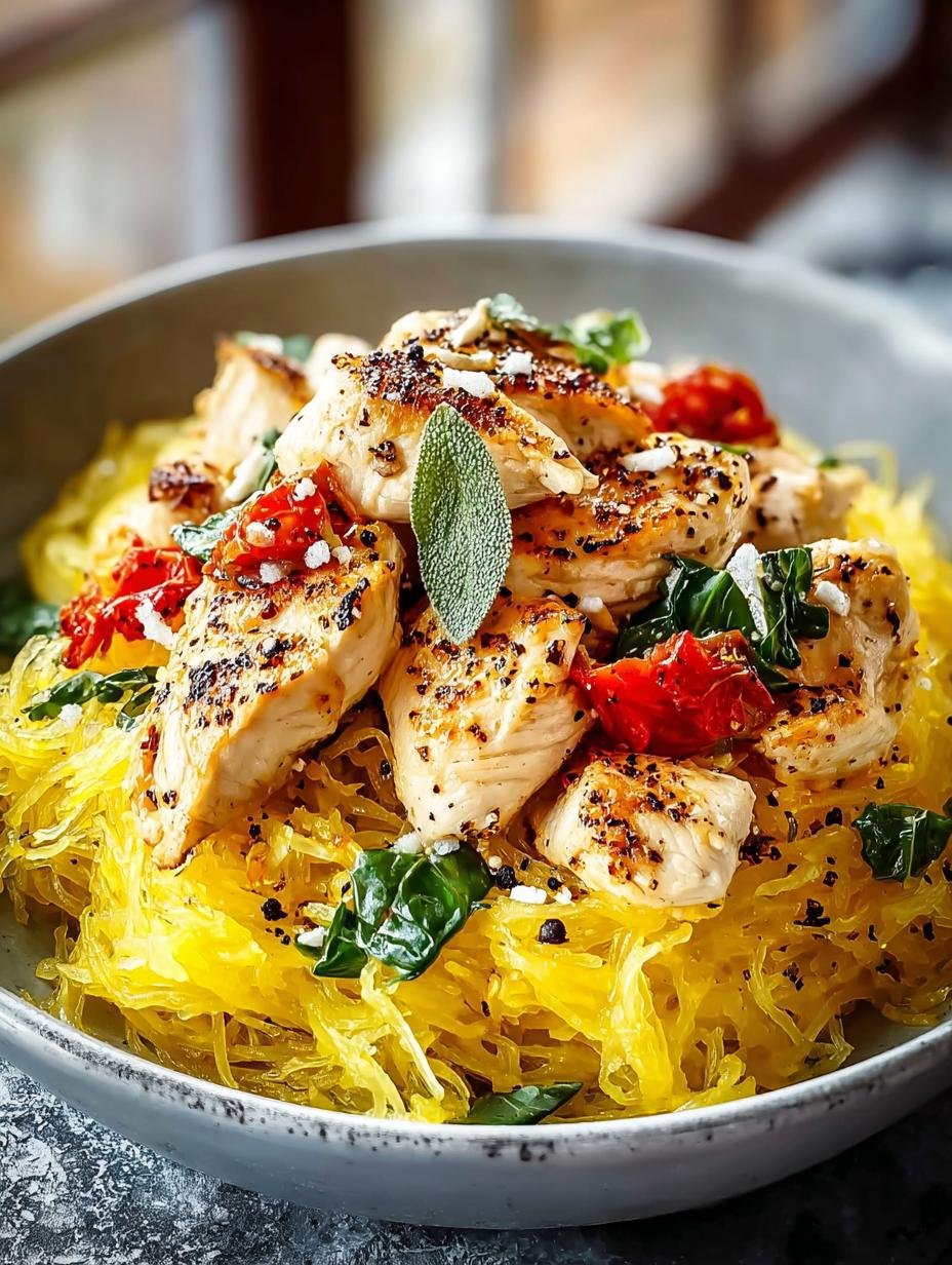 Tuscan Chicken Spaghetti Squash: 7 Irresistible Recipes - Tuscan Chicken Spaghetti Squash - additional detail